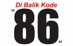 Kode Polisi Siap 86